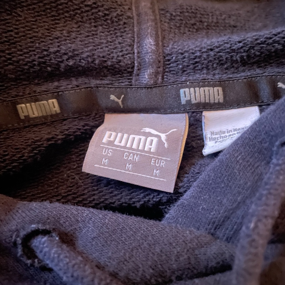 Women’s Crop Puma Black Hoodie ( Medium ) - Picture 3 of 3